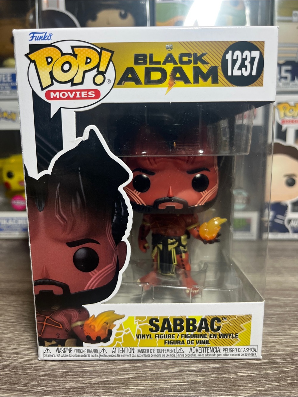 Funko Pop! Movies Black Adam Sabbac Vinyl Figure - Red & Yellow